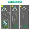 Caixa anti-enrolamento 8-ring oito-ring conector sub-fio bifurcação acessórios de pesca anzol de pesca equipamento de pesca atacado