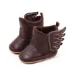 Novas botas martin para bebê 0-1 ano meninos e meninas de alta qualidade moda asas sapatos de criança sapatos de bebê