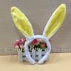 Diadema de Orejas de Conejo de Peluche para Accesorios para el Cabello para Actuación Escénica de Venta Caliente Adorno para la Cabeza para Adultos Pascua Halloween