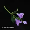 Flores de gladíolo artificiais de alta qualidade para decoração de casamento, decoração de hotel e casa, fotografia e design de interiores