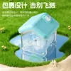 Casa de Hámster Baño para Hámster Dorado Bañera a Prueba de Salpicaduras Arena de Baño Orinal Dos en Uno 0.05 kg para Uso de Baño