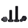 Tornillos Externos Hexagonales Negro Oxidados, Pernos Completamente y Medio Hexagonales, Grado 8.8, 10.9, 12.9 Fabricantes de Pernos de Alta Resistencia