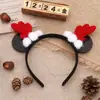 Natal Mickey hairband hairpin cabeça aro Coringa arco cabeça fivela duckbill clip acessórios de cabelo Decorações de Natal atacado