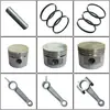 Compresor de Aire Da Feng Cabezal Cilindro Universal Pistón Tres Anillos Bomba de Aire Biela Accesorios 51 65 80 90 95