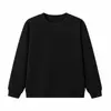 Sudadera de Algodón Pesado con Cuello Redondo para Hombre, 320g, Nuevo Estilo Primavera/Otoño, Casual, Moderna, Corte Holgado, Versátil, de Moda, Color Sólido