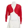 Cárdigan de Verano Corto y Ligero con Protección Solar, Cárdigan de Manga Larga Calado de Punto en Lino Sintético, Chaqueta Fina tipo Chal para Vestido Slip de Nuevo Estilo
