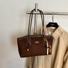 Bolso Retro de Ante de Gran Capacidad 2025 Nuevo Versátil para Viajes Diarios Bolso de Hombro Axila para Mujer Bolso de Mano Tote