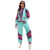 Comercio Exterior Hombres y Mujeres Retro Disco 70s Pareja Traje Deportivo Hippie Baile Hip Hop Ropa para Actuación en Escenario