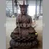 Fabricante Produce Adornos de Ksitigarbha Bodhisattva de Cobre de 1.2m con Estatua de Buda Ksitigarbha de Cobre Fundido Pintado en Oro con Corona de Capucha Estatua Sentada