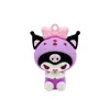 Sanrio Colgante de Muñeca de Goma Blanda 3D Kuromi My Melody Llavero Accesorios Decoración de Mochila Regalo Venta al por Mayor