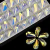 Ab Fantasia Cristal Transparente Vidro Pingente DIY Joias Colar Acessórios Pingente Brincos Pulseira Material Atacado