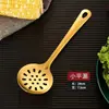 Conjunto de Utensílios de Cozinha de Aço Inoxidável Atacado Doméstico Criativo Estilo Coreano Colher de Sopa Dourada Escorredor Colher para Panela Quente Pá para Cozinhar na Cozinha