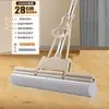 Nueva esponja mopa absorbente para uso doméstico, limpieza de una pasada, sin manos, mopa perezosa, herramienta de limpieza de suelos de doble uso seco y húmedo