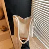 Bolso de Pana para Mujer 2025 Nuevo Invierno Moda Casual Bolso de Hombro Bolso para el Trabajo Bolso de Axila Bolso Cubo