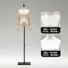 Expositor de manequim para loja de roupas manequim de corpo inteiro com cabeça para vitrine de loja de roupas femininas suporte de manequim para vestido de noiva