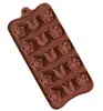 12 moldes de chispas de chocolate para hacer pudín de waffle, herramientas para hornear, decoración de pasteles, suministros de cocina