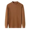 Suéter Jacquard de Hilo Fino para Hombre de 450g, Camisa Base de Punto Casual de Cuello Redondo Otoño e Invierno 2025, Suéter para Hombre