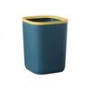 Cubo de basura para el hogar, estilo nórdico simple, grande, de plástico grueso, para oficina, cocina, baño