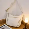 Bolsa de mano informal y sencilla de gran capacidad para mujer, nueva bolsa de hombro ligera y versátil 2026, bolso cruzado de nicho