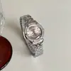 Relógio Feminino Doukou Margarida Nova Mostrador Redondo Pequeno Diamante Design de Nicho de Alto Padrão Atacado