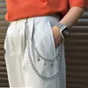 Fabricantes al por mayor en stock de cadenas decorativas para pantalones de metal de múltiples capas con forma de estrella de cinco puntas, joyería transfronteriza europea y americana