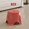 Banquinho Pequeno de Plástico Espessado para Uso Doméstico, Banquinho Pequeno para Sala de Estar, Banquinho Quadrado Empilhável, Banquinho para Mesa de Centro, Banquinho Infantil Baixo Antiderrapante para Banheiro