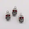 Colgante de Calavera Europeo y Americano Transfronterizo de Aleación de Zinc para Collar Hecho a Mano DIY Colgante para Llavero Accesorios de Joyería