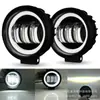 Fabricante Original Luz Antiniebla Redonda LED para Coche de Tres Colores con Apertura Luz de Trabajo Vehículo Todoterreno Faros de Motocicleta Eléctrica