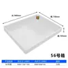 Contenedor de plástico extra grande para volteo, caja de plástico, charola cuadrada, charola comercial, charola rectangular para piezas, charola poco profunda, charola industrial de plástico