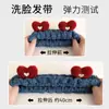 Diadema Linda para Lavarse la Cara, Nueva Diadema de Peluche Elegante para Mujeres, Cinta para el Cabello Antihumedad para Lavar