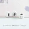 Amazon Xiyin Venda Quente 6x 10mm Contas Cerâmicas com Alfabeto Material para Fazer Pulseira DIY Infantil Conjunto de Contas