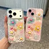 Funda Florero Conejo para Apple 17 Pro Max, Personalizada 16, Funda de Teléfono 15 Nueva, iPhone 13 Agujero Grande 11 Creativa