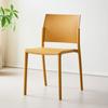Silla de Comedor Popular de Internet Beishi para Ins Hogar Respaldo Tienda de Té con Leche Silla de Plástico Engrosado Reposabrazos Silla de Negociación Sencilla Casual