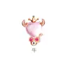 Fuente de joyería otoño e invierno nuevo chapado en plata piedra de hibisco doce signos del zodíaco chapado en oro rosa regalo de Navidad outlet de fábrica