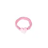 Diadema de Corazón Estilo Caliente de Verano para Niños, Cuerda para el Cabello Colorida Duradera y Altamente Elástica, Diadema Dulce Estilo Japonés Dopamina, Accesorios para el Cabello