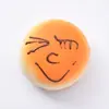 Pan Sonriente de Simulación Modelo Creativo Adornos Accesorios de Enseñanza para Fotografía Rebote Lento Pan Falso Artesanía de Resina