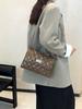 Bolso de Hombro de Cuero de Vaca con Cera de Aceite para Mujer, Cuadros Acolchados Elegante, Moderno y Sencillo para Mujer, Funda de Cuero Práctica para Compras