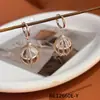 Pendientes de Perla Barroca Estilo Medieval, Pendientes de Lujo Ligero y Gama Alta, Pinzas para Orejas y Pendientes de Borla de Nicho Inspirados en el Diseño