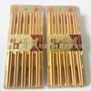 10 pares de palillos de hierro y madera palillos de regalo palillos al por mayor palillos de bambú tienda de cinco yuanes run Jianghu palillos al por mayor