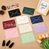 Sobres de Lujo de Colores con Estampado Dorado, Papel de Carta Personalizado, Tarjetas de Felicitación, Impresión en Relieve, Logotipo, Postales, Juegos de Invitación