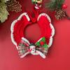 Exportação comércio exterior novo animal de estimação Natal lã gola cachecol alce bola gato cachorro gola cachecol tricotado
