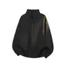 Sudadera retro americana con cuello alto y media cremallera para hombre, top casual suelto de manga larga para otoño, chaqueta gris moderna, estilo Ins