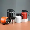 Tetera Aislada para Estofado Maestro Bai Tetera Vieja Blanca para Estofado con Separador de Té Almacén de Té Juego de Té Cafetera Regalo Venta al por Mayor Logo