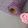 Tecido de malha xadrez, materiais para buquês criativos, papel de embrulho estilo coreano, malha para arte floral, suprimentos para floristas, materiais para floristas