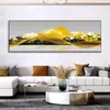 Pintura decorativa de paisagem para parede de fundo de sofá de sala de estar, painel de fundo com luz traseira, mural de luxo para quarto e escritório, pintura suspensa Rizhao Jinshan