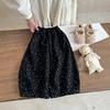 Pantalones Casuales de Primavera y Otoño para Niñas, Pantalones Florales de Pierna Ancha de Estilo Coreano Moderno para Niños