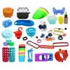 Cubiertas protectoras de silicona personalizadas, procesamiento de piezas de formas especiales no estándar, cubiertas protectoras resistentes a altas temperaturas, personalización de cubiertas de silicona de grado alimenticio