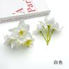 Horquilla de Flor de Narciso Simulado Guirnalda Accesorios para Sesión de Fotos DIY Decoración para el Hogar Pequeña Fresca Flor de Recuerdo para Salón de Bodas