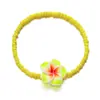 Nuevo Pulsera de Plumeria Estilo Bohemio de Resort Transfronterizo Europeo y Americano Versátil Flor de Arcilla Suave Pulsera de Cuentas de Arroz para Mujer