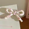Pinza para el pelo con flecos de cuadros laterales Estilo coreano Linda Pinza para el pelo de dopamina Pinza para el pelo para niños Accesorio para el pelo Adorno para el pelo